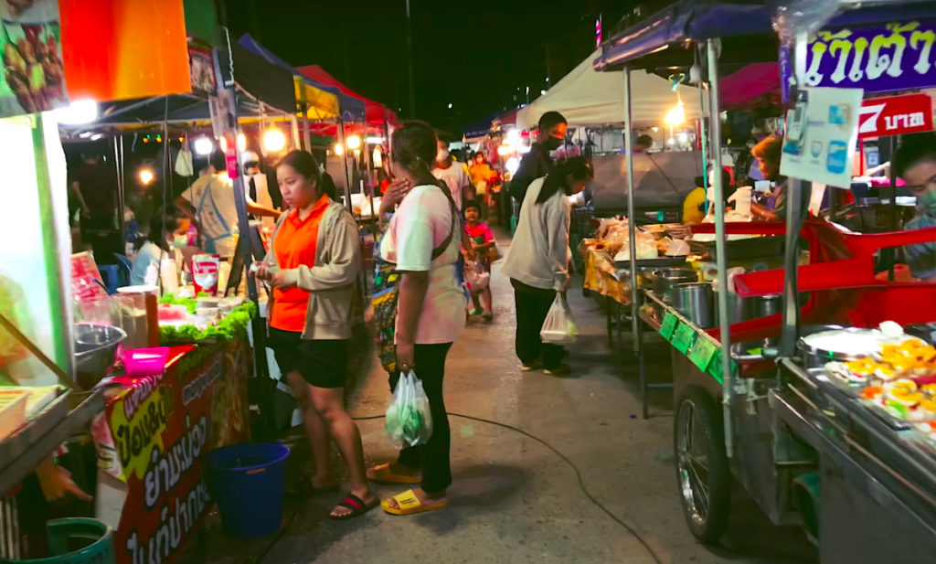 Pak Chong Night Market view