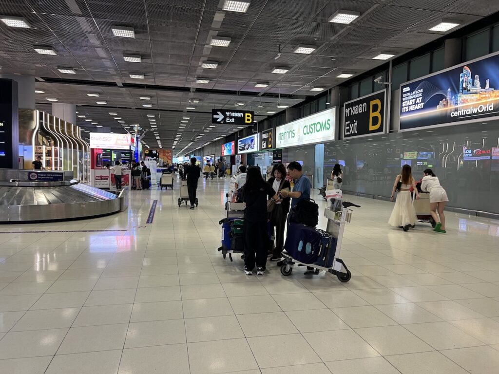 Suvarnabhumi airport arrivals