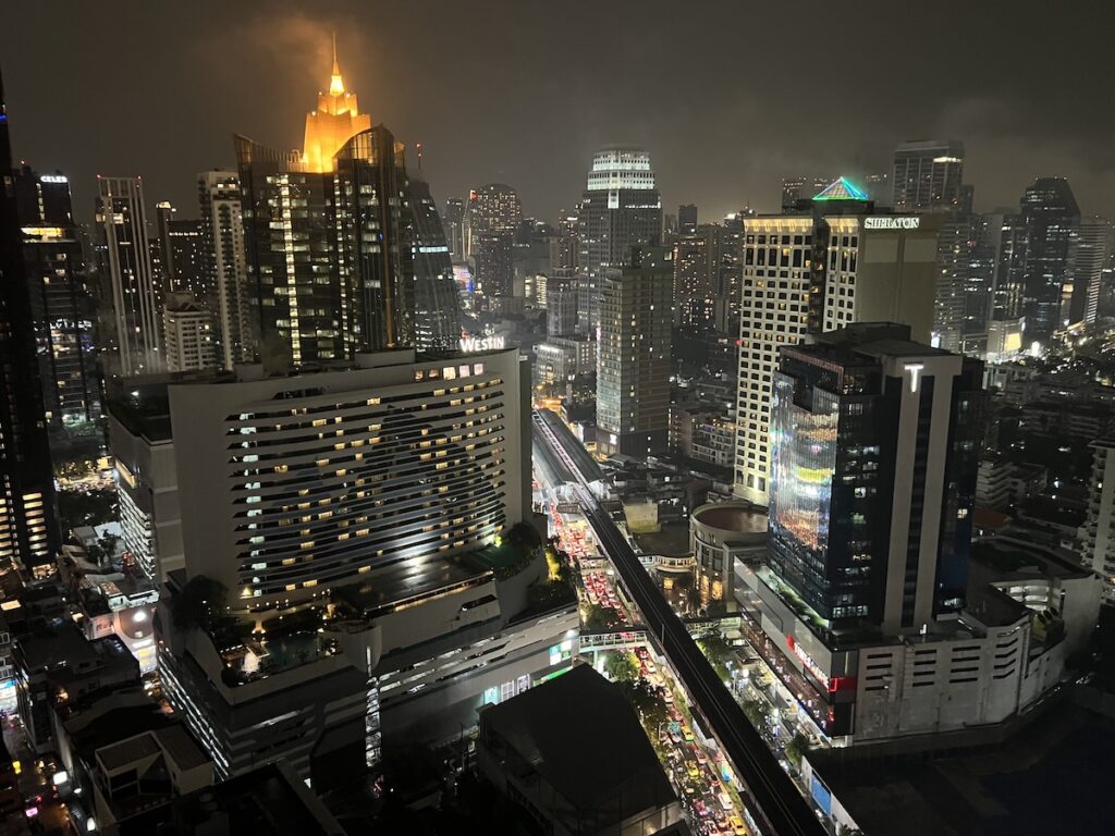 Sukhumvit Road in Bangkok View
